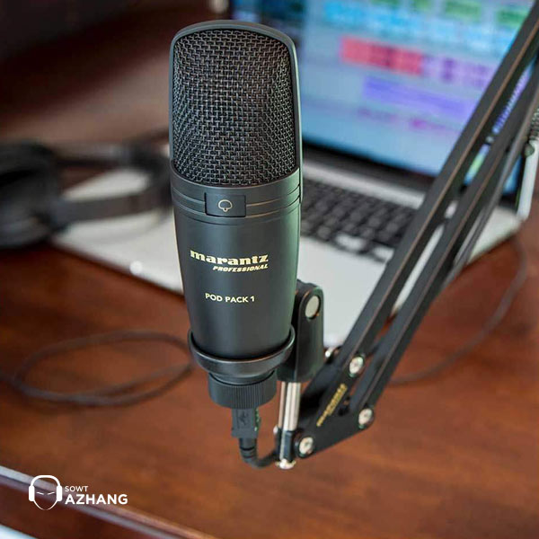 میکروفون یو اس بی مرنتز مدل Marantz Pro POD Pack 1 | میکروفون | صوت آژنگ میکروفون یو اس بی مرنتز مدل Marantz Pro POD Pack 1 | میکروفون | صوت آژنگ