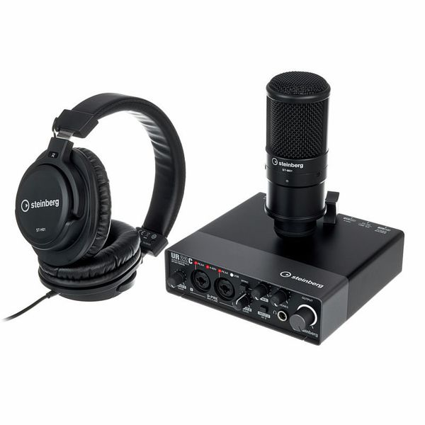 پکیج استودیویی اشتاینبرگ مدل Steinberg UR22C Recording Pack | صوت آژنگ | تجهیزات استودیو پکیج استودیویی اشتاینبرگ مدل Steinberg UR22C Recording Pack | صوت آژنگ | تجهیزات استودیو
