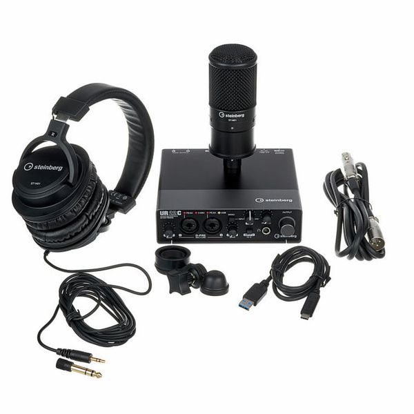 پکیج استودیویی اشتاینبرگ مدل Steinberg UR22C Recording Pack | صوت آژنگ | تجهیزات استودیو پکیج استودیویی اشتاینبرگ مدل Steinberg UR22C Recording Pack | صوت آژنگ | تجهیزات استودیو