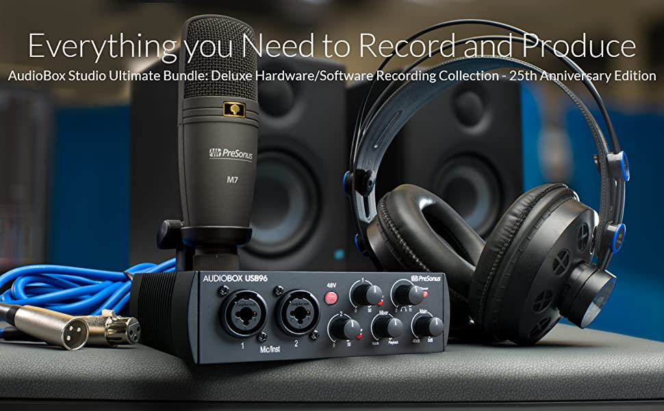 پکیج استودیویی پریسونوس مدل Presonus AudioBox 96 Studio Ultimate 25th | صوت آژنگ پکیج استودیویی پریسونوس مدل Presonus AudioBox 96 Studio Ultimate 25th | صوت آژنگ