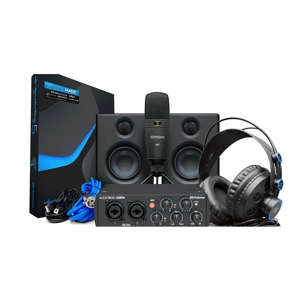 پکیج استودیویی پریسونوس مدل Presonus AudioBox 96 Studio Ultimate 25th | صوت آژنگ پکیج استودیویی پریسونوس مدل Presonus AudioBox 96 Studio Ultimate 25th | صوت آژنگ