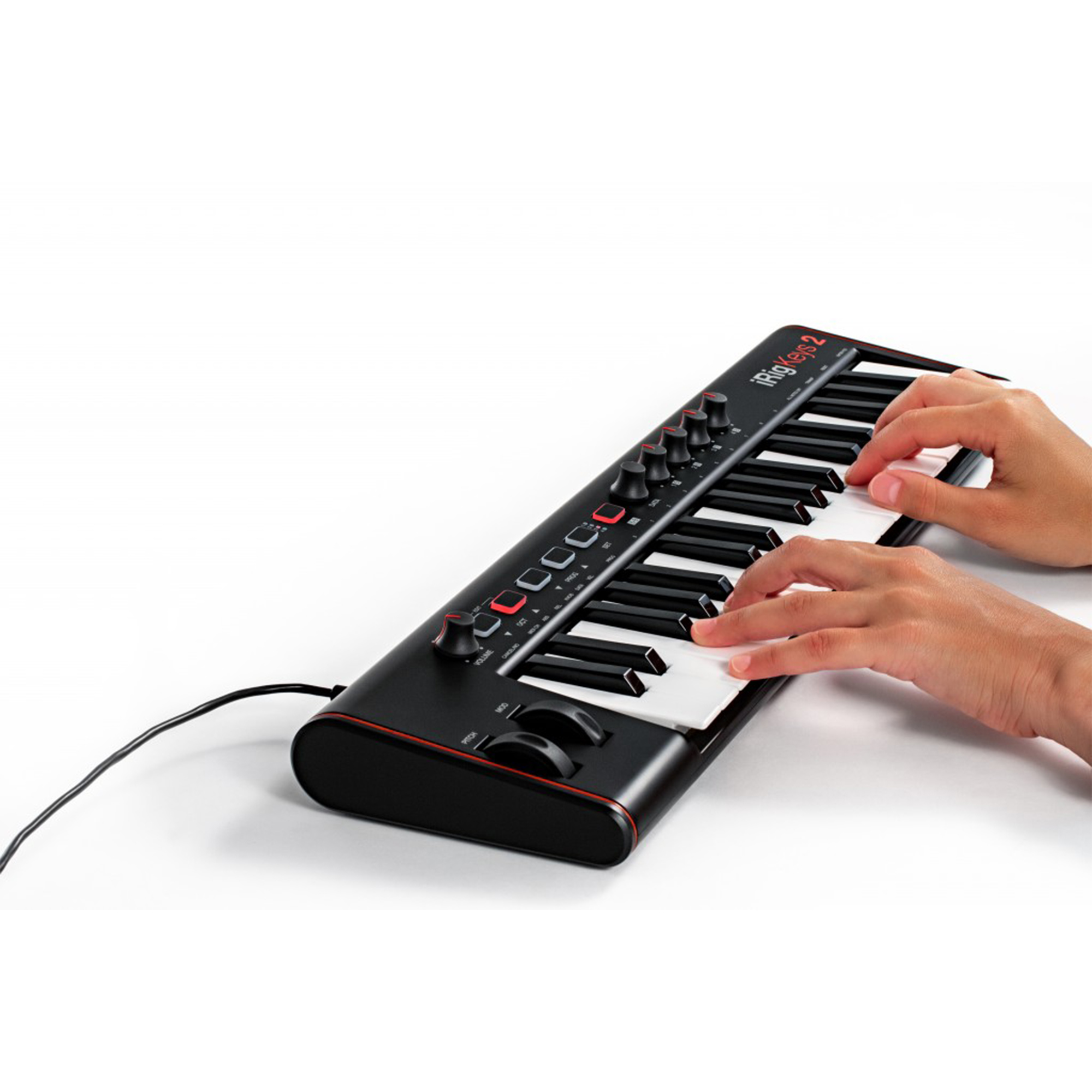 میدی کنترلر آی کی مولتی مدیا مدل IK Multimedia iRig Keys 2 | صوت آژنگ میدی کنترلر آی کی مولتی مدیا مدل IK Multimedia iRig Keys 2 | صوت آژنگ