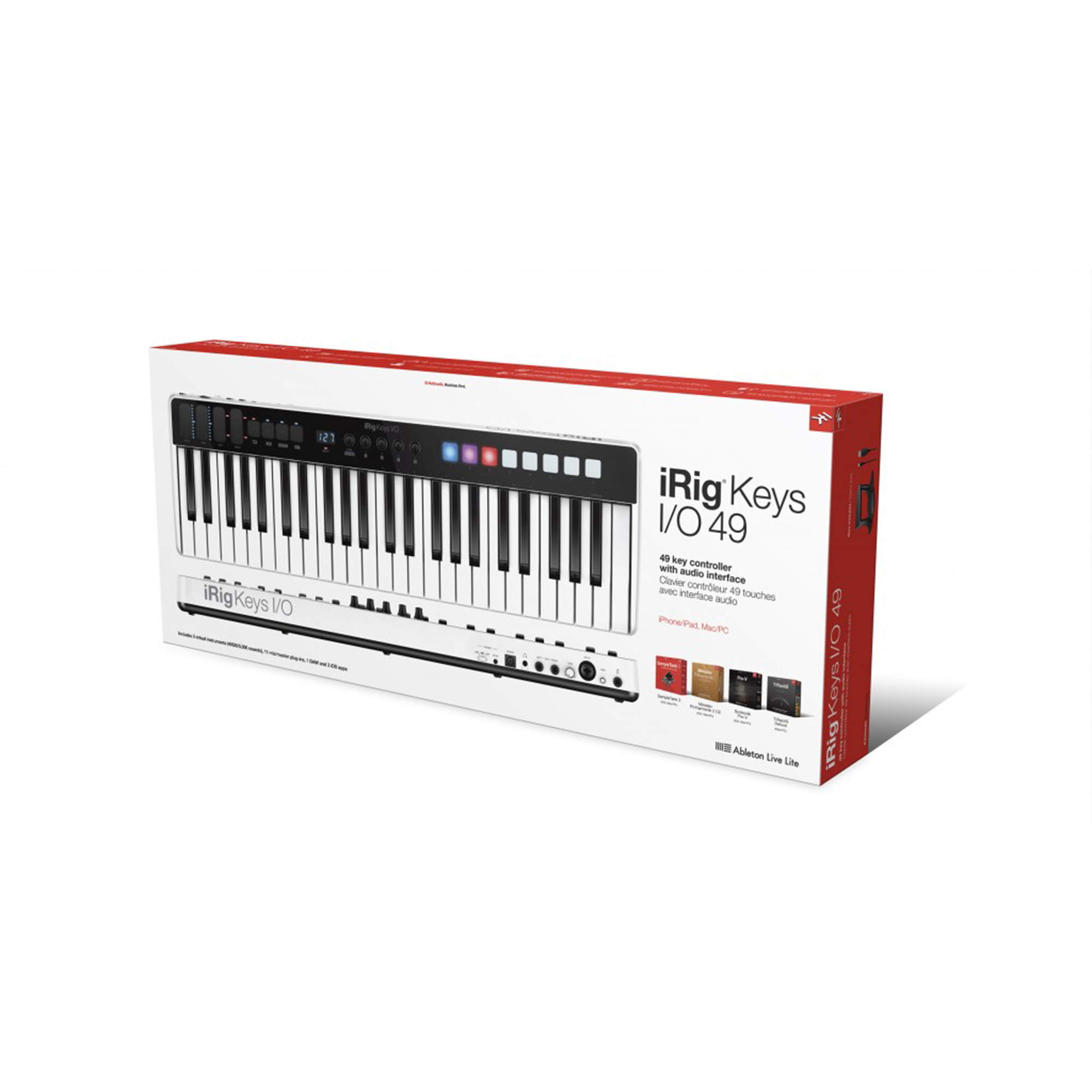 میدی کنترلر آی کی مولتی مدیا مدل IK Multimedia iRig Keys I/O 49 | صوت آژنگ میدی کنترلر آی کی مولتی مدیا مدل IK Multimedia iRig Keys I/O 49 | صوت آژنگ