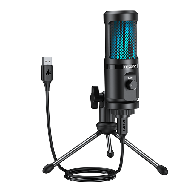 میکروفون USB ماونو مدل Maono PM461TR RGB | صوت آژنگ میکروفون USB ماونو مدل Maono PM461TR RGB | صوت آژنگ