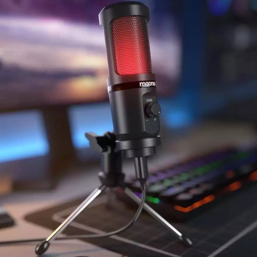 میکروفون USB ماونو مدل Maono PM461TR RGB | صوت آژنگ میکروفون USB ماونو مدل Maono PM461TR RGB | صوت آژنگ