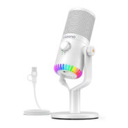 میکروفون USB ماونو مدل Maono Dm30 White | صوت آژنگ
