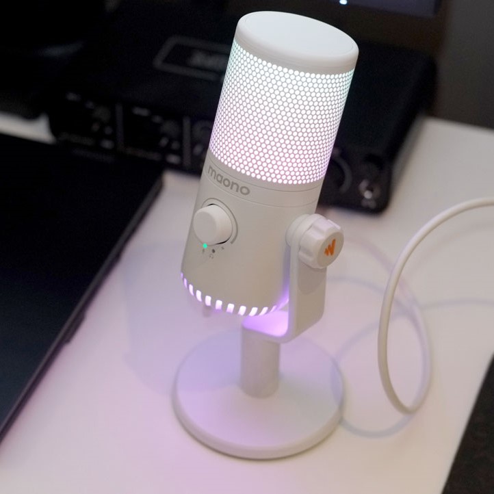 میکروفون USB ماونو مدل Maono Dm30 White | صوت آژنگ میکروفون USB ماونو مدل Maono Dm30 White | صوت آژنگ