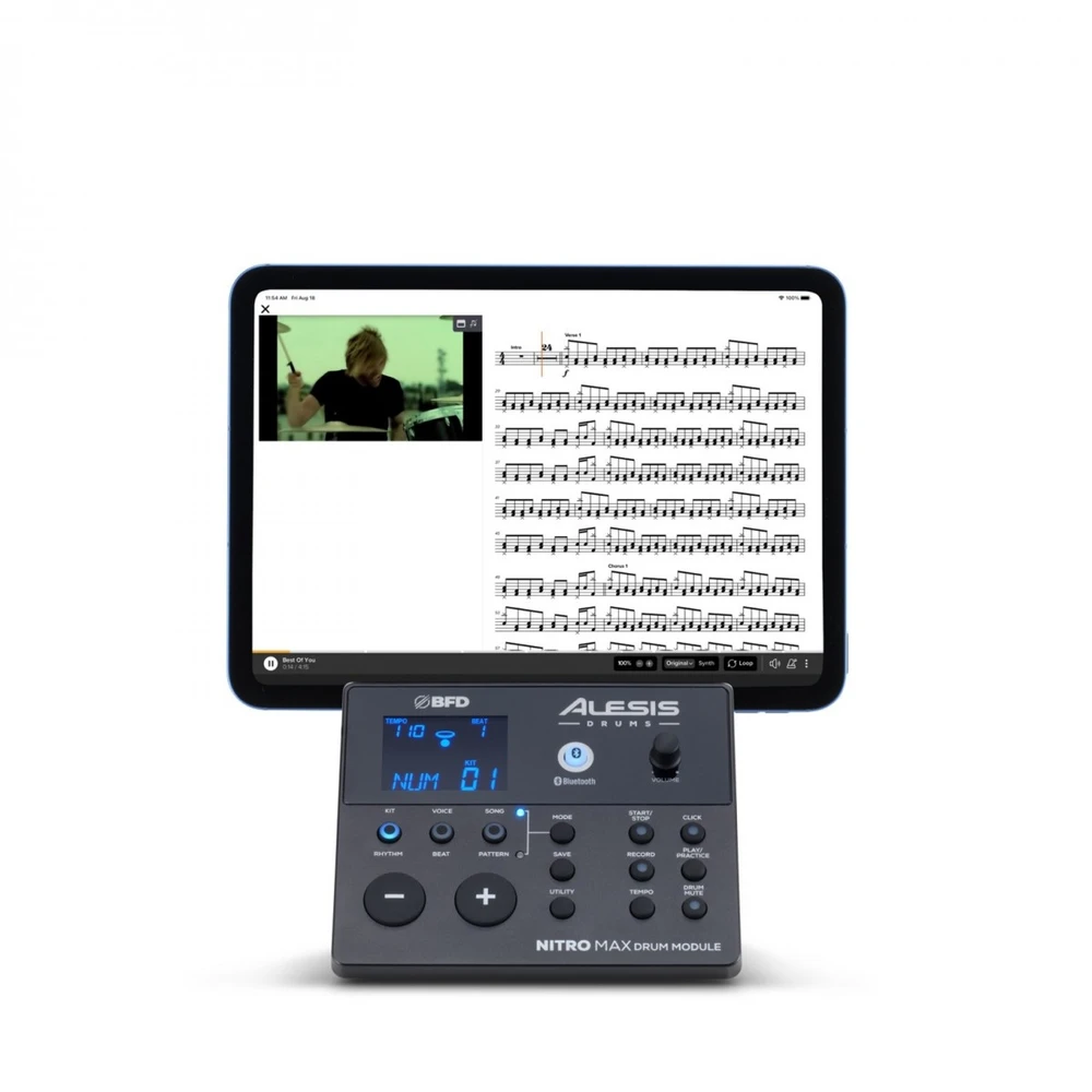 درامز الکترونیک السیس مدل Alesis Nitro Max Kit | صوت آژنگ درامز الکترونیک السیس مدل Alesis Nitro Max Kit | صوت آژنگ