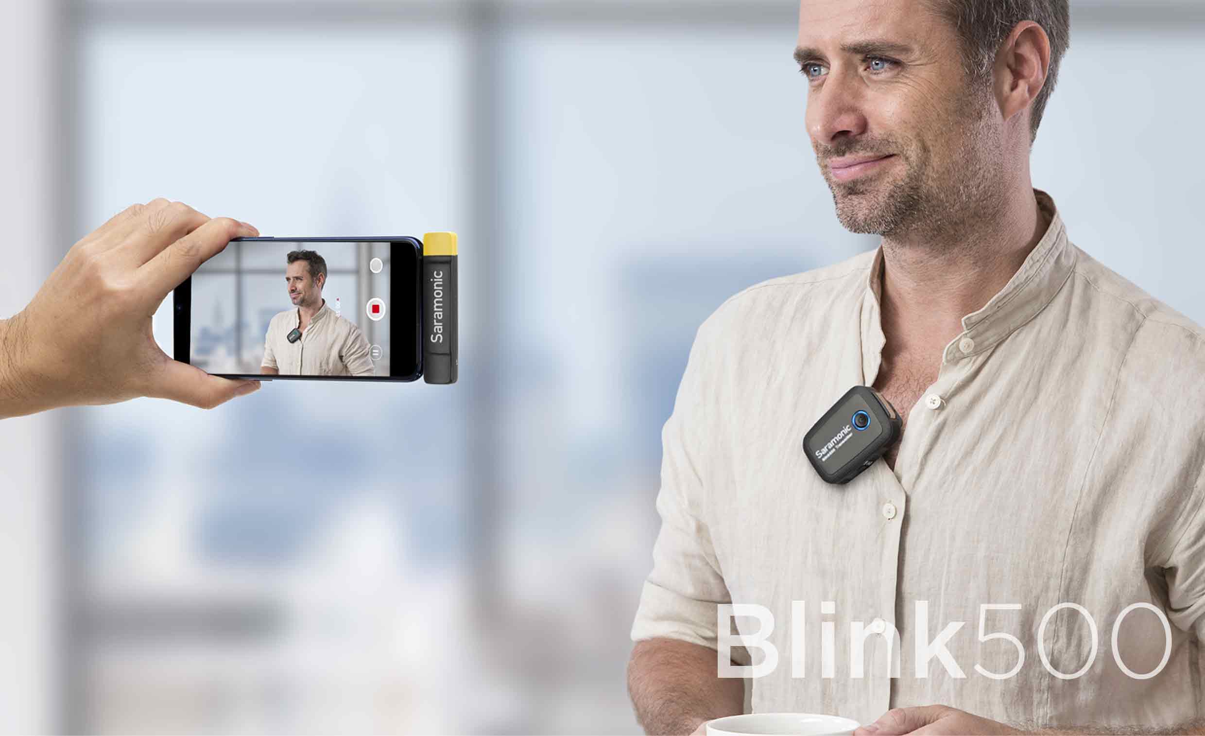 میکروفون بی سیم سارامونیک مدل Saramonic Blink500 B1 | صوت آژنگ میکروفون بی سیم سارامونیک مدل Saramonic Blink500 B1 | صوت آژنگ