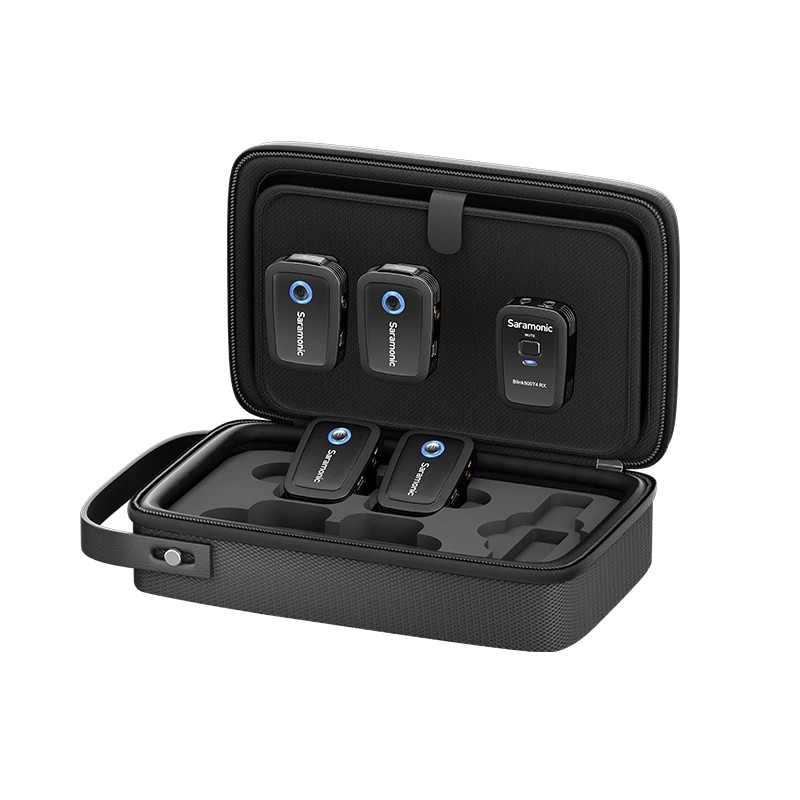 میکروفون بی سیم چهار فرستنده سارامونیک مدل Saramonic Blink500 T4 | صوت آژنگ میکروفون بی سیم چهار فرستنده سارامونیک مدل Saramonic Blink500 T4 | صوت آژنگ