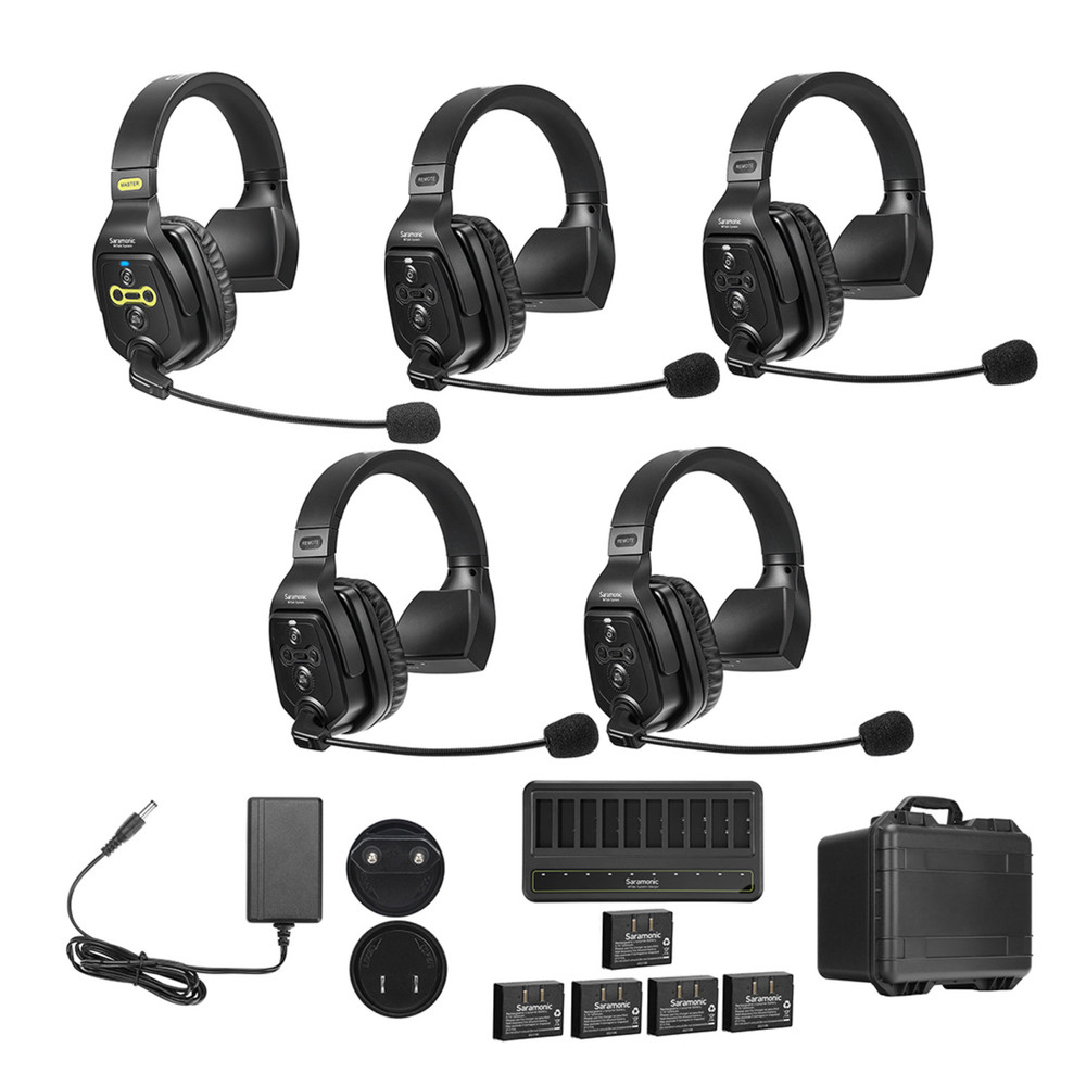 سیستم اینترکام بیسیم سارامونیک مدل Saramonic WiTalk WT5S | صوت آژنگ سیستم اینترکام بیسیم سارامونیک مدل Saramonic WiTalk WT5S | صوت آژنگ