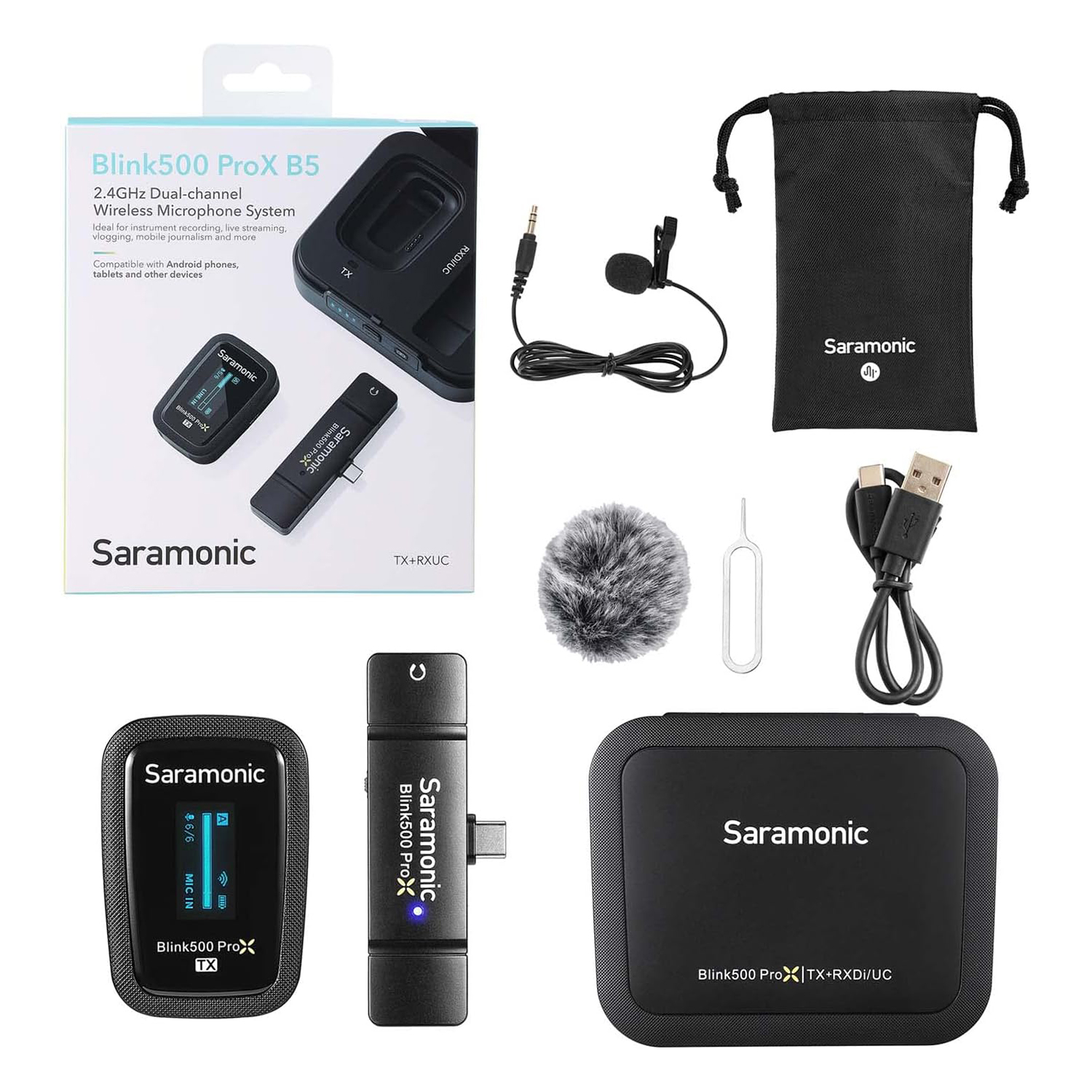 میکروفون بیسیم سارامونیک مدل Saramonic Blink500 ProX B5 | صوت آژنگ میکروفون بیسیم سارامونیک مدل Saramonic Blink500 ProX B5 | صوت آژنگ