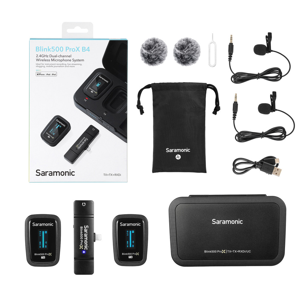 میکروفون بیسیم سارامونیک مدل Saramonic Blink500 ProX B4 | صوت آژنگ میکروفون بیسیم سارامونیک مدل Saramonic Blink500 ProX B4 | صوت آژنگ