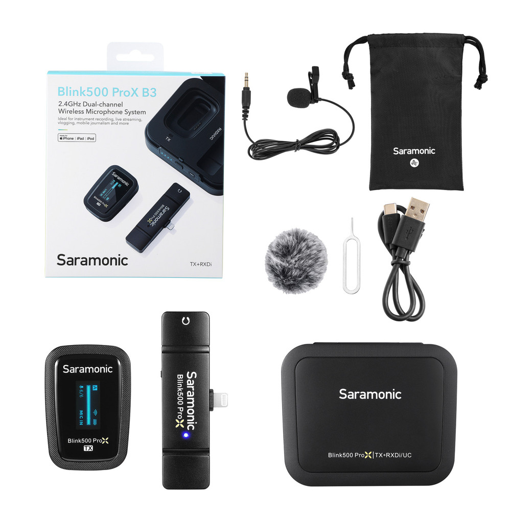 میکروفون بیسیم سارامونیک مدل Saramonic Blink500 ProX B3 | صوت آژنگ میکروفون بیسیم سارامونیک مدل Saramonic Blink500 ProX B3 | صوت آژنگ