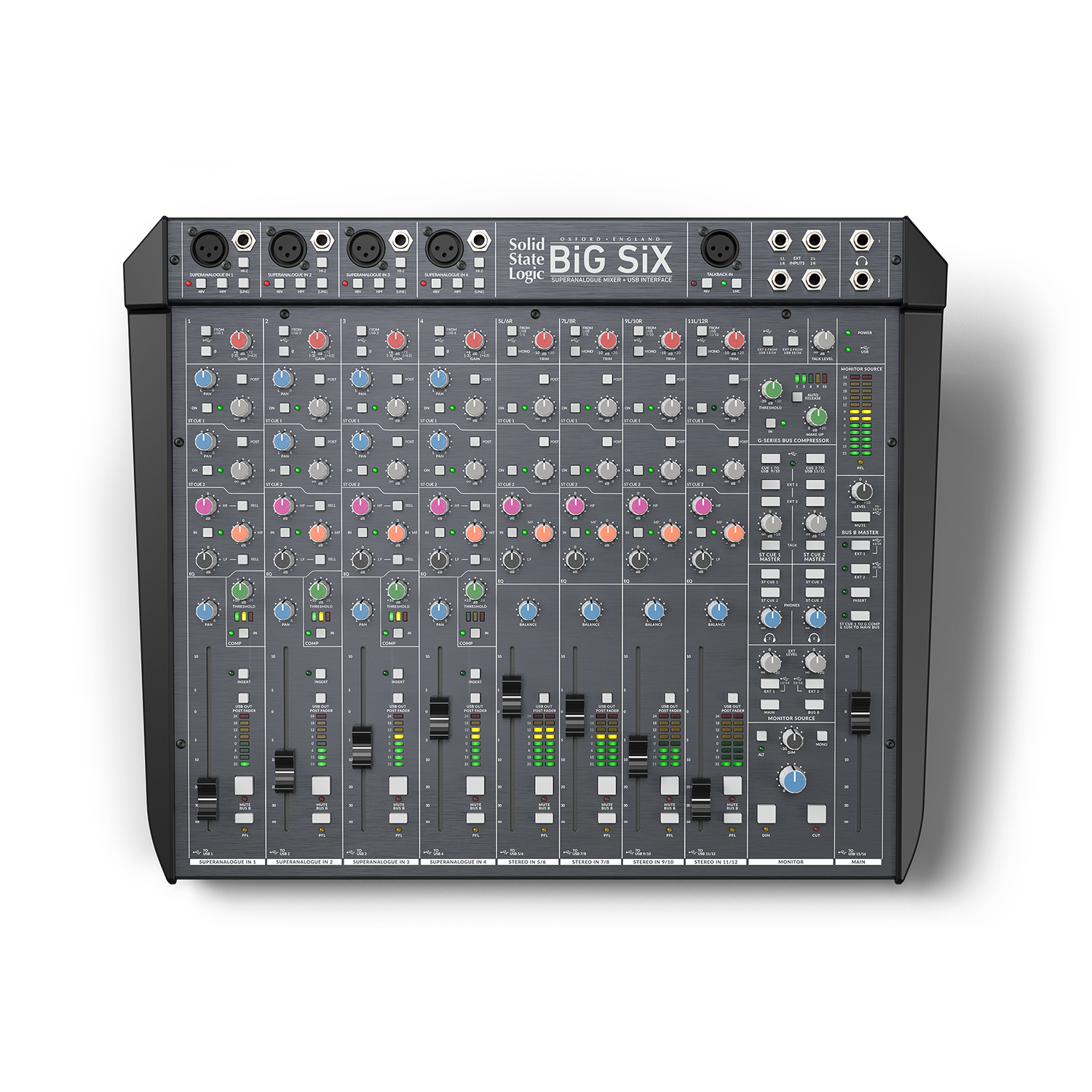 میکسر آنالوگ سالید استیت لاجیک مدل Solid State Logic BiG SiX | صوت آژنگ میکسر آنالوگ سالید استیت لاجیک مدل Solid State Logic BiG SiX | صوت آژنگ